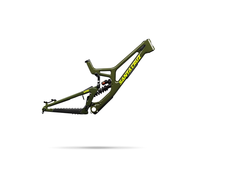 Santa Cruz V10 Gloss Kelp Green Frame 2025 (Preorder: In Stock 10/15/2025)