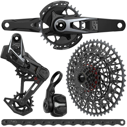 パーツ SRAM XX Eagle T-Type AXS Groupset SRAM X0 T-Type Eagle Transmission AXS Groupset – Mountain Bike Supply
