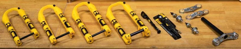 Ohlins Factory Yellow Lowers